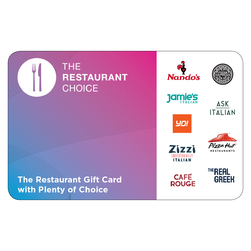  10 Restaurant  Choice Gift  Card 